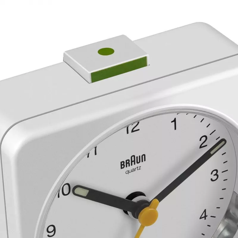 Despertador de cuarzo Braun BC03W blanco