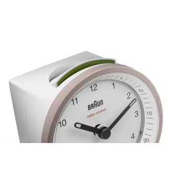 Despertador de cuarzo Braun BC07 rosa, blanco