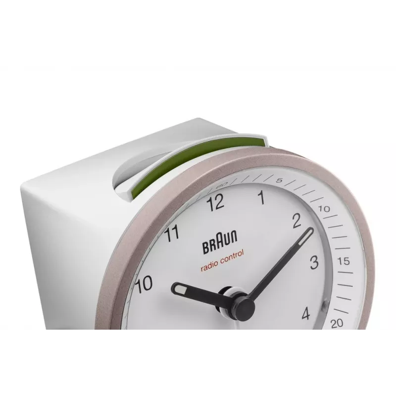 Despertador de cuarzo Braun BC07 rosa, blanco