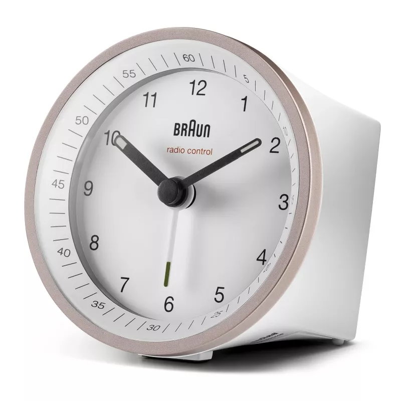 Despertador de cuarzo Braun BC07 rosa, blanco