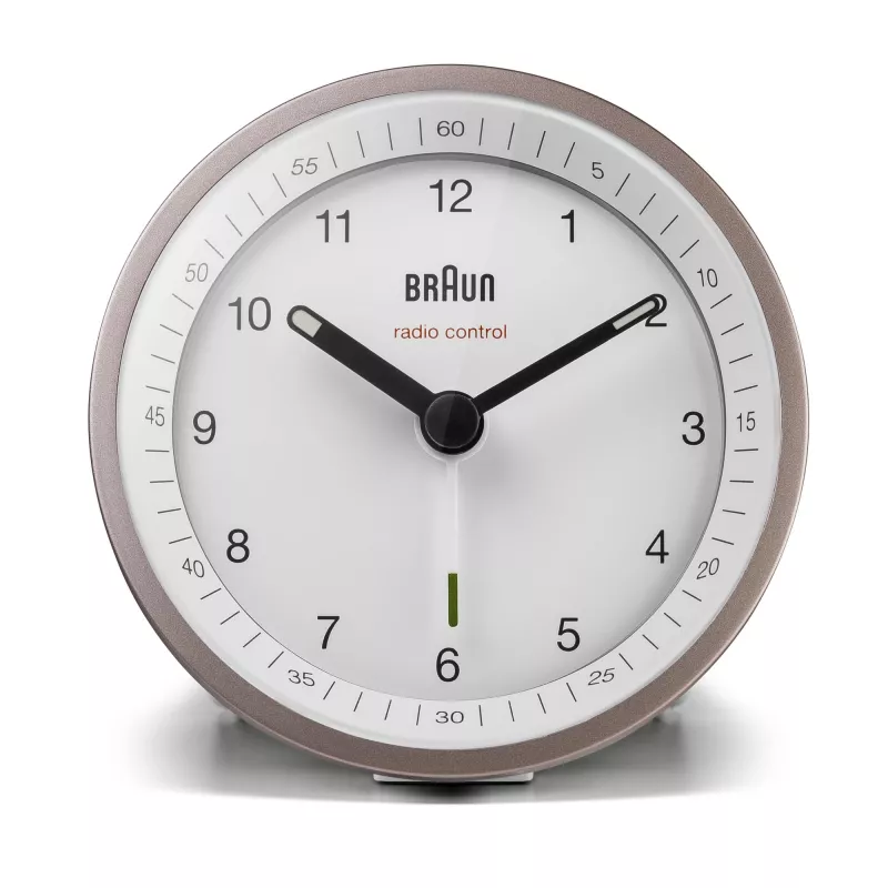 Despertador de cuarzo Braun BC07 rosa, blanco
