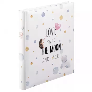Álbum de fotos Hama To The Moon negro, azul, rosa, blanco, amarillo 300 hojas 10 x 15 cm