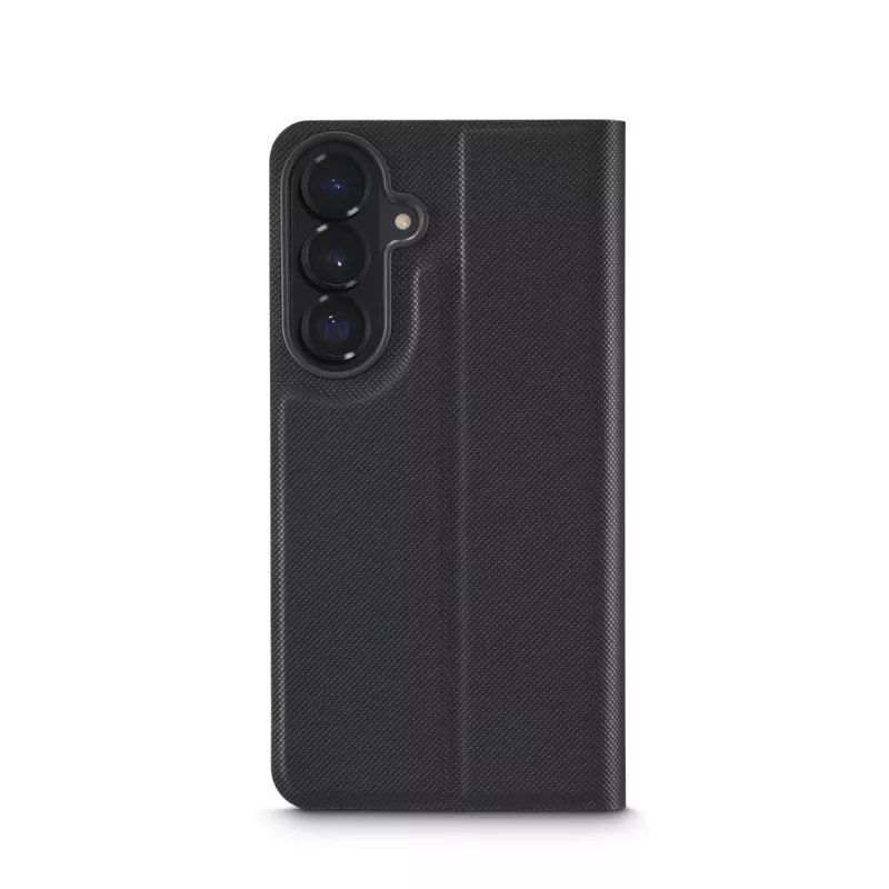 Funda tipo cartera HAMA para pantallas de 17 cm (6,7 pulgadas) — compatible con Samsung Galaxy S26+, negra, 2 compartimentos para tarjetas, soporte de mesa
