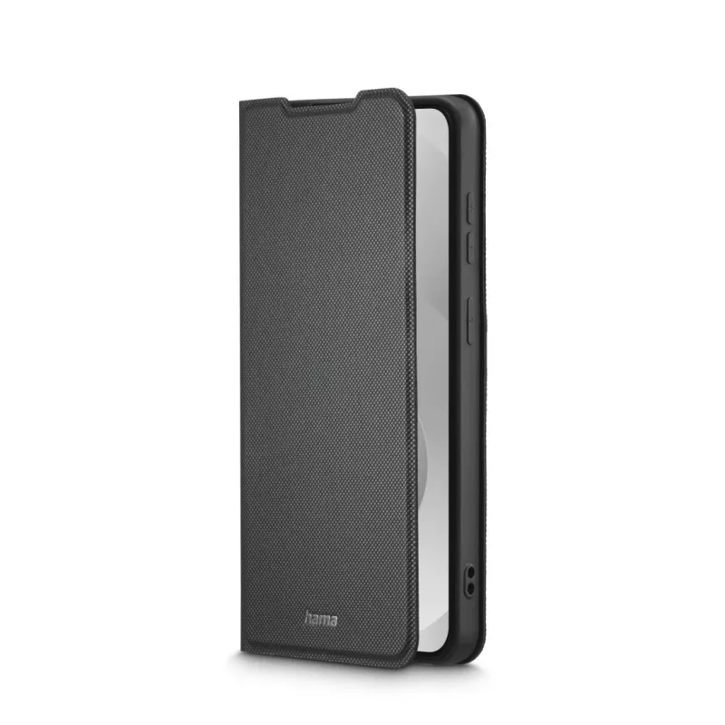 Funda tipo cartera HAMA para pantallas de 17 cm (6,7 pulgadas) — compatible con Samsung Galaxy S26+, negra, 2 compartimentos para tarjetas, soporte de mesa