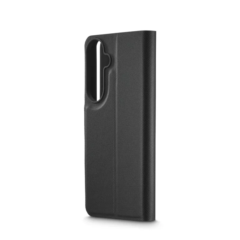 Funda tipo cartera HAMA para pantallas de 17 cm (6,7 pulgadas) — compatible con Samsung Galaxy S26+, negra, 2 compartimentos para tarjetas, soporte de mesa