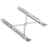 Soporte para portátil Hama de aluminio plata 39,1 cm (15,4 pulgadas)