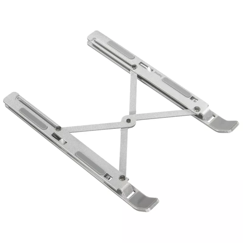 Soporte para portátil Hama de aluminio plata 39,1 cm (15,4 pulgadas)