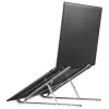 Soporte para portátil Hama de aluminio plata 39,1 cm (15,4 pulgadas)