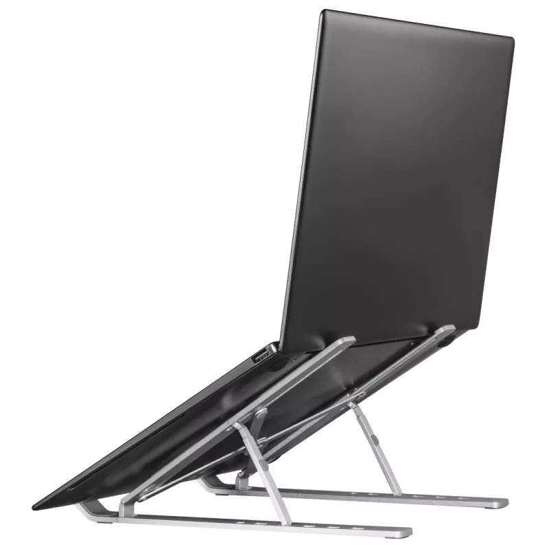 Soporte para portátil Hama de aluminio plata 39,1 cm (15,4 pulgadas)