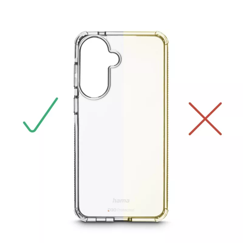 Funda para móvil HAMA 00080333 transparente — funda protectora de TPU para smartphone