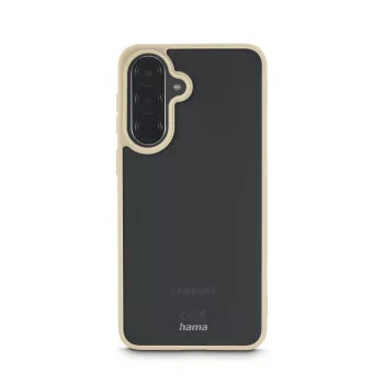 Funda para móvil HAMA Frame Protect para Samsung Galaxy A57 5G – tipo funda, compatible con pantalla de 17 cm (6,7 pulgadas), beige transparente
