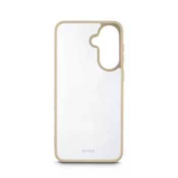 Funda para móvil HAMA Frame Protect para Samsung Galaxy A57 5G – tipo funda, compatible con pantalla de 17 cm (6,7 pulgadas), beige transparente