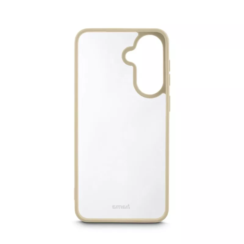 Funda para móvil HAMA Frame Protect para Samsung Galaxy A57 5G – tipo funda, compatible con pantalla de 17 cm (6,7 pulgadas), beige transparente