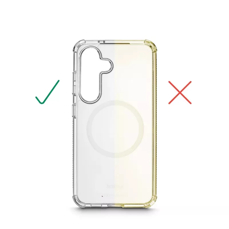 Funda para móvil HAMA Extreme Protect para Samsung Galaxy S25 FE, 17 cm (6,7 pulgadas), transparente