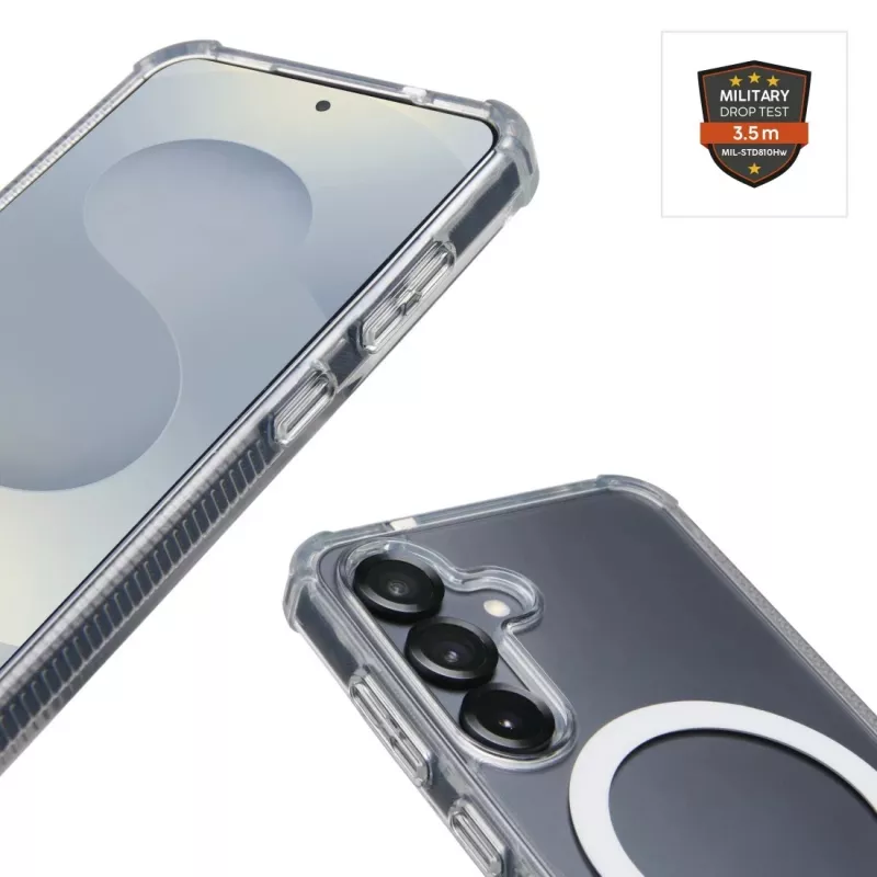 Funda para móvil HAMA Extreme Protect para Samsung Galaxy S25 FE, 17 cm (6,7 pulgadas), transparente