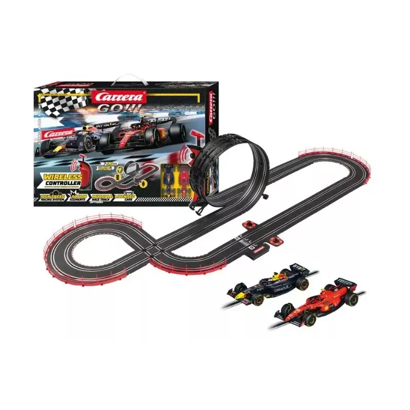 Set de slot CARRERA GO!!! circuito Formula Free Racing inalámbrico 20062581