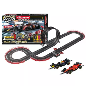 Set de slot CARRERA GO!!! circuito Formula Free Racing inalámbrico 20062581
