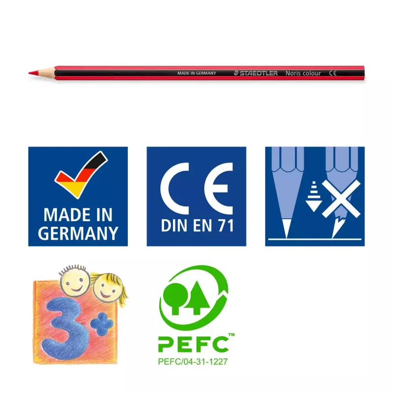Lápiz de color Staedtler 185 SET9 Deutschland