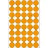 Etiquetas multiuso HERMA 2254 naranja intenso 19 mm redondas