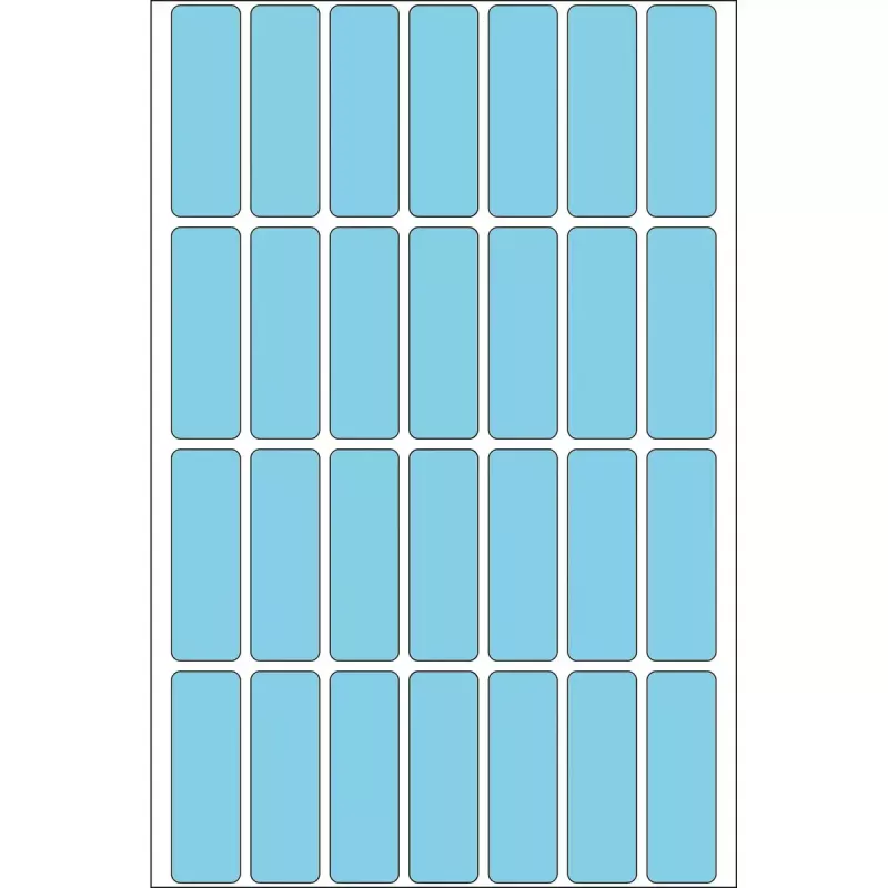 Etiquetas multiuso HERMA 13x40 mm azul papel mate escritura a mano