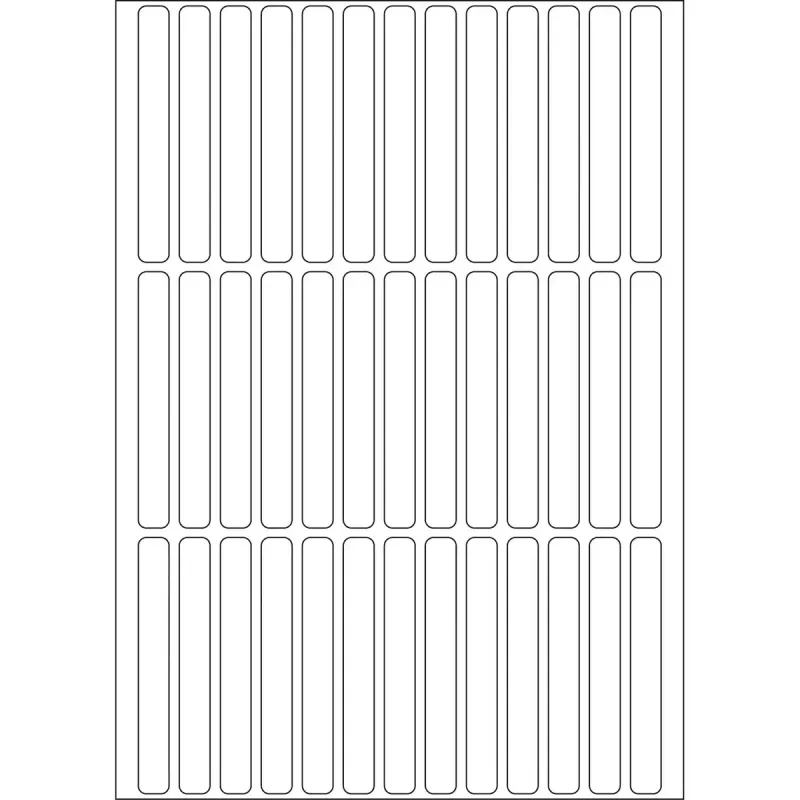 Etiquetas multiuso HERMA 6x50 mm blanco papel mate 1248 uds.