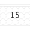 Etiquetas para máquinas de impresión HERMA DP1 Ø 32 mm redondas blanco papel mate