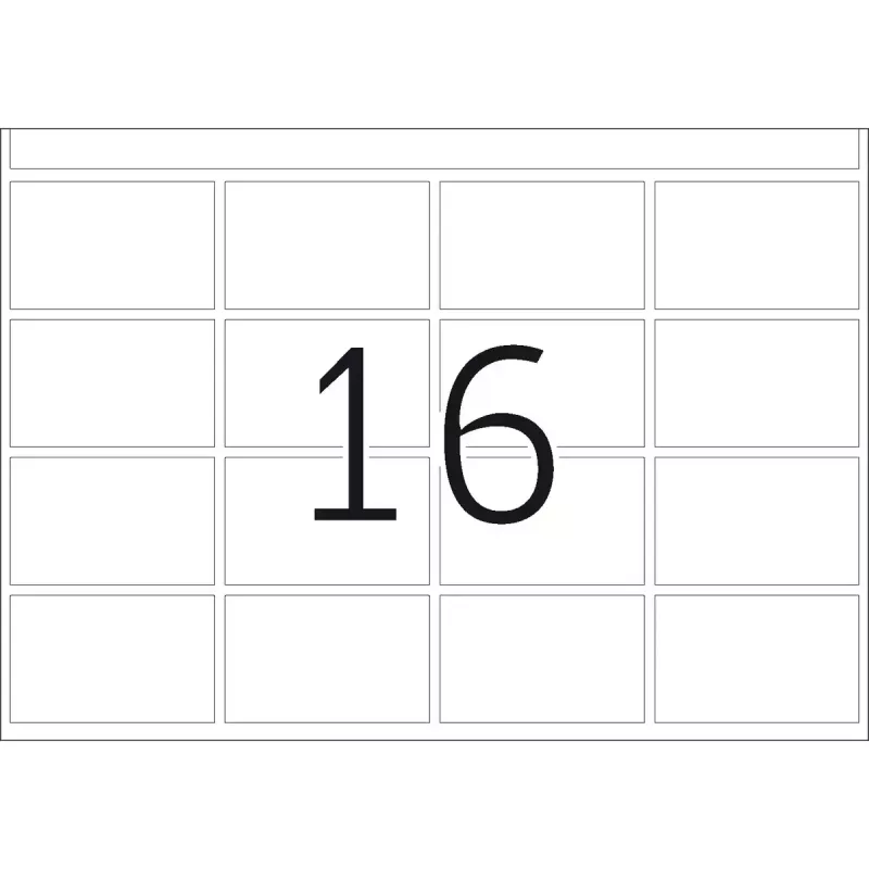 Etiquetas para máquinas de impresión HERMA DP1 25x40 mm blanco papel mate