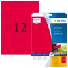 Etiquetas autoadhesivas para impresora HERMA etiquetas neón A4 Ø 60 mm redondas rojo intenso