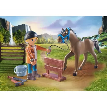 Set de juego granja Playmobil 71357 multicolor para edad 5-12