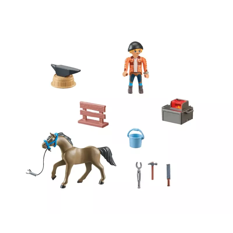 Set de juego granja Playmobil 71357 multicolor para edad 5-12