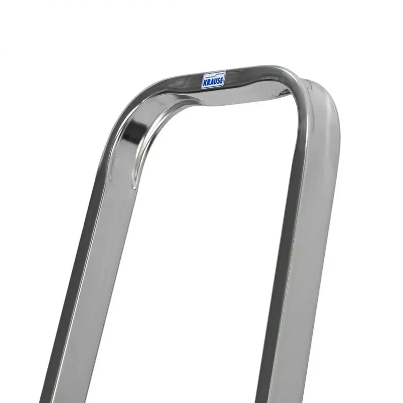 Escalera de peldaños de aluminio Krause Corda 5 peldaños, altura máxima 300 cm, capacidad de carga 150 kg, 4,1 kg