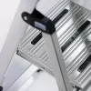 Escalera de peldaños de aluminio Krause Corda 5 peldaños, altura máxima 300 cm, capacidad de carga 150 kg, 4,1 kg