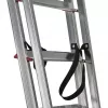 Escalera de peldaños de aluminio Krause Corda 5 peldaños, altura máxima 300 cm, capacidad de carga 150 kg, 4,1 kg