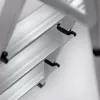 Escalera de peldaños de aluminio Krause Corda 5 peldaños, altura máxima 300 cm, capacidad de carga 150 kg, 4,1 kg