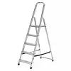 Escalera de peldaños de aluminio Krause Corda 5 peldaños, altura máxima 300 cm, capacidad de carga 150 kg, 4,1 kg