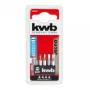 Juego de puntas de destornillador KWB 128540 — 5 uds., puntas planas, 28 mm