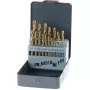 Set de brocas KWB 421856 19 piezas brocas helicoidales 1,0 - 10 mm