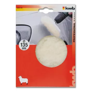 Esponja de pulir KWB 485500 — almohadilla de pulir, diámetro de trabajo 13,5 cm, blanco