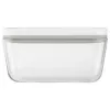 Fiambrera ZWILLING FRESH & SAVE rectangular 0,9 L, recipiente de cristal con tapa de plástico hermética, apta para horno/microondas/frigorífico