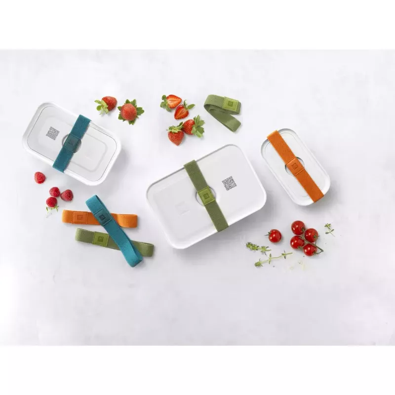 Fiambrera ZWILLING FRESH & SAVE rectangular 0,9 L, recipiente de cristal con tapa de plástico hermética, apta para horno/microondas/frigorífico