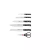 Set de cuchillos y bloque de cubertería ZWILLING Gourmet 7 pzas. — hojas de acero, mangos de plástico, 2,51 kg