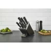 Set de cuchillos y bloque de cubertería ZWILLING Gourmet 7 pzas. — hojas de acero, mangos de plástico, 2,51 kg