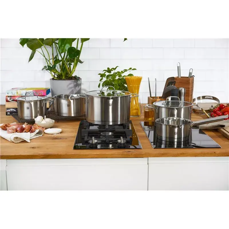 ZWILLING TrueFlow 66920-004-0 batería de cocina, 4 piezas, acero inoxidable