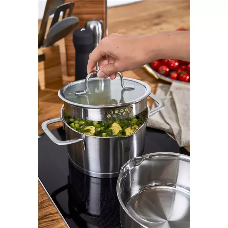 ZWILLING TrueFlow 66920-004-0 batería de cocina, 4 piezas, acero inoxidable