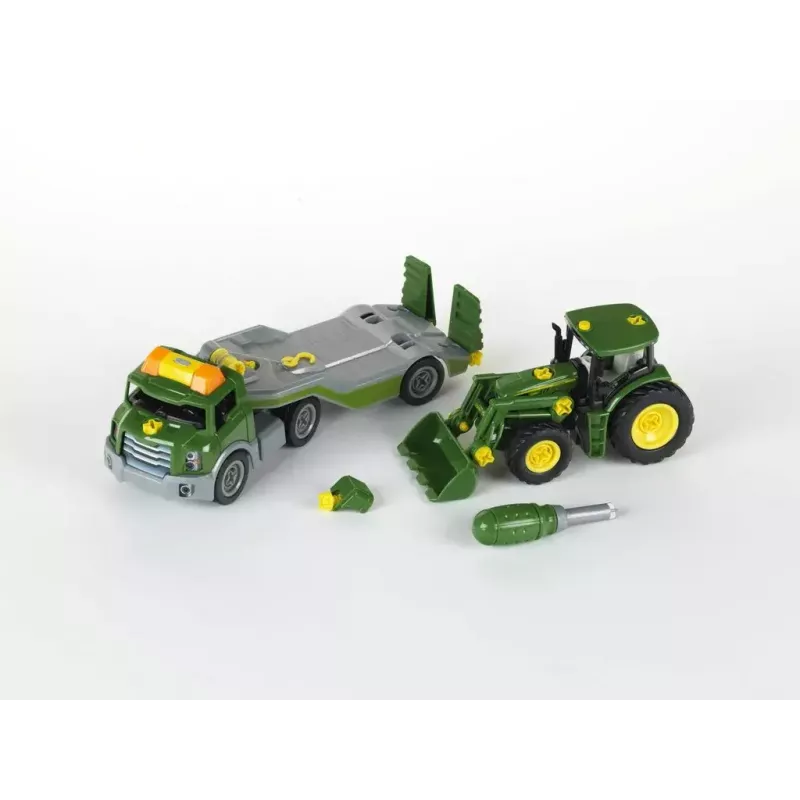 Theo Klein 3908 transportador con tractor John Deere
