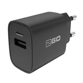 Cargador móvil 2GO 797273 universal negro carga rápida AC