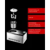 Unold 48845 máquina de helados máquina de helados con compresor 2 L 180 W negro, acero inoxidable