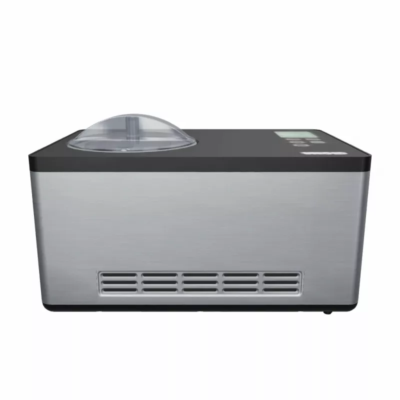 Unold 48845 máquina de helados máquina de helados con compresor 2 L 180 W negro, acero inoxidable