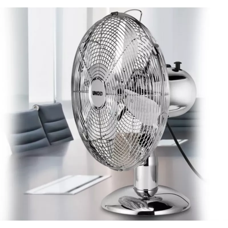 Unold 86830 ventilador doméstico cromo