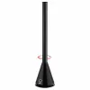 Unold ventilador de torre negro Tower, ventilador de torre doméstico, negro, suelo, plástico, 90°, táctil